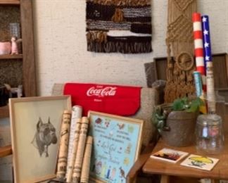 Danish mid century modern side table (set of two)