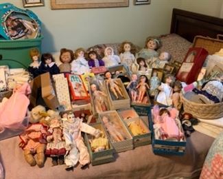 Lovely doll collection!