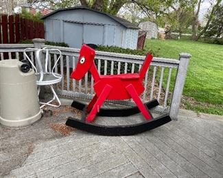 Giant handmade rocking horse!