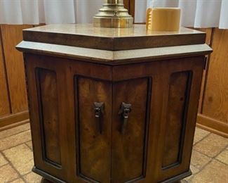 1973 Hexagon End Table - $30 - 23" Wide x 23" High x 23" Deep