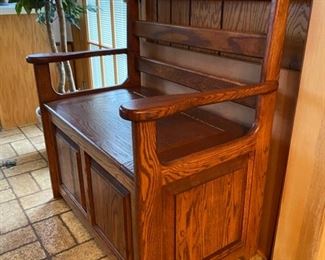 Hall/Entryway Bench w/ Flip Top Storage - $150 - 34" Wide x 38" High x 20.5" Deep
