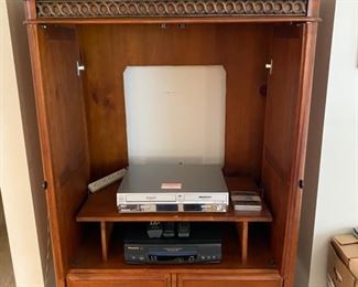 Entertainment Cabinet - $75 - 42" Wide x 22" Deep x 60" Tall