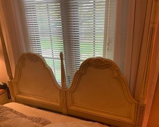 Sleep Number Queen Bed w/ Foot Warmer & Adjustable Head & Feet - $420 Bed & Mattress Only - Vintage Stanley Furniture French Provincial Head Board Only - $120