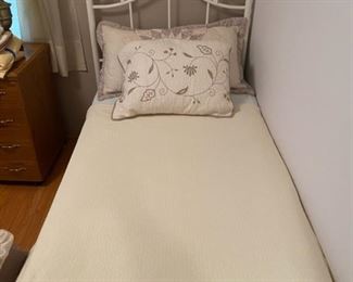 2x Metal Twin Beds - $120 each - Frame & Mattress 