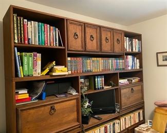 Large Bookcase - $100 - 90" Long x 18" Deep x 84" High