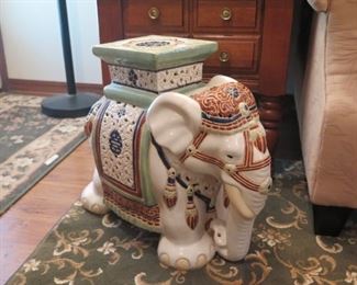 elephant garden seat