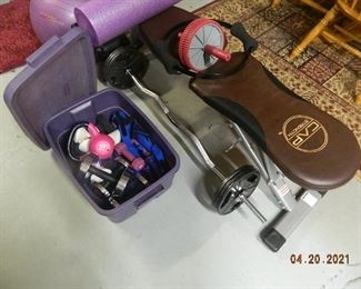 weight bench/weights