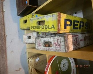vintage pop crates
