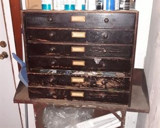 Vintage chest with drawers