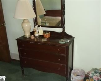 Vintage dresser with mirror