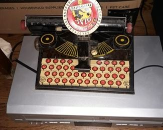 Vintage toy typewriter 