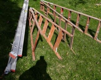 Step ladders and extension  ladder