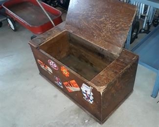 Toy chest. Vintage