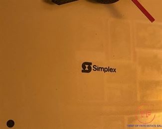 Vintage Simplex Military Wall Clock