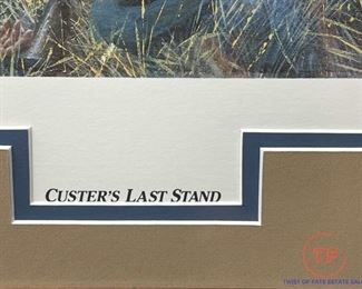 Limited Edition Signed "Custer's Last Stand" by MORT KUNTZLER