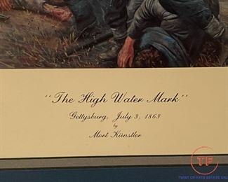 Limited Edition Signed "The High Water Mark" by MORT KUNTZLER