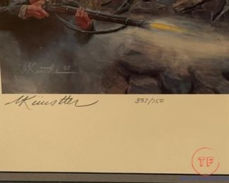 Limited Edition Signed "The High Water Mark" by MORT KUNTZLER