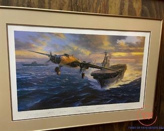 LIMITED EDITION PRINT by Nicolas Trudgian "Tokyo Bound" - with 5 Signatures