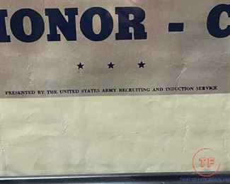 Original WWII "Keep 'Em Flying" 1942 Framed US Military Poster