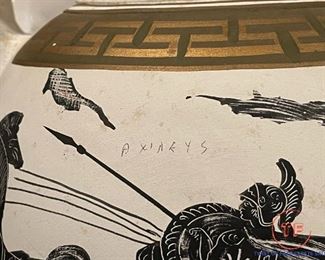 Pair of 21" Hand Made Replica Ancient Greek Amphorae