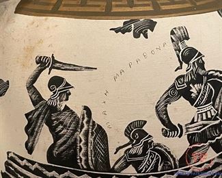 Pair of 21" Hand Made Replica Ancient Greek Amphorae