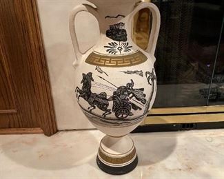 Pair of 21" Hand Made Replica Ancient Greek Amphorae