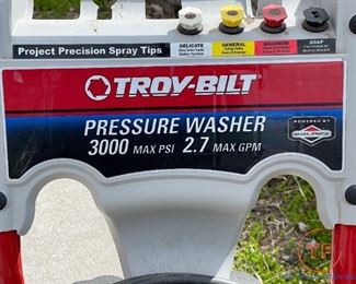 Troy-Bilt Gas Powered Pressure Washer