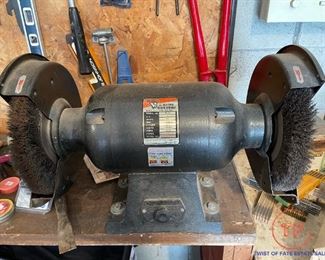 Large Buffalo 10" Bench Grinder