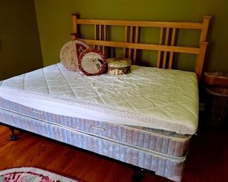 Queen mattresses with pillow top, King Headboard & footboard 