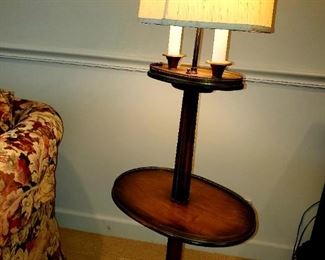 Fredrick Cooper floor lamp, matching set 