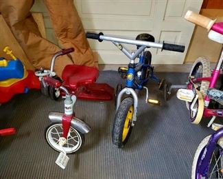 Children's,  bikes, toys, games, 