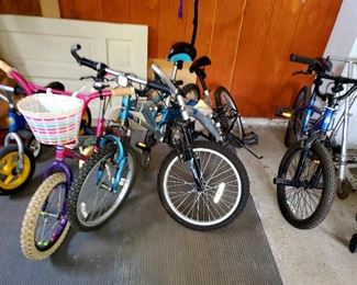 Children,  bikes 