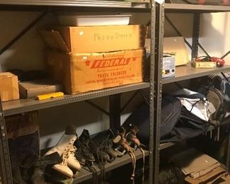 Ice skates and luggage