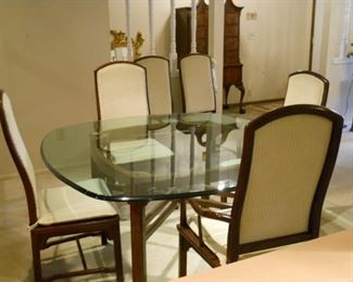 Henredon dining chairs and table