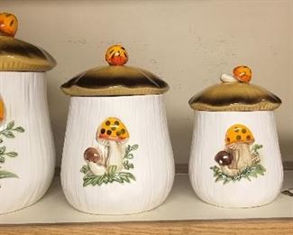 Merry Mushroom Canisters