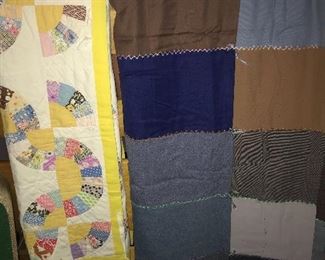 Vintage child’s quilt, twin size quilt