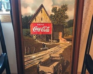 Coca Cola oil on canvas print