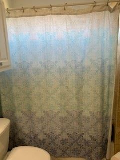 C2 shower curtain