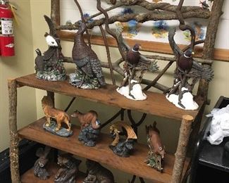 Primitive hand built shelf