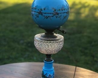 Victorian Oil Lamp $120