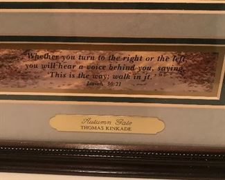 Thomas Kincade “Autumn Gate”