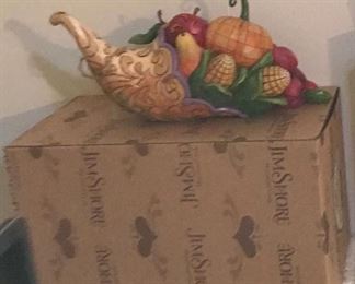 Jim Shore RARE Horn of Plenty Thanksgiving Harvest Cornucopia 4008903 MIB “New”
