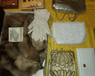 Vintage Fur & Evening Bags