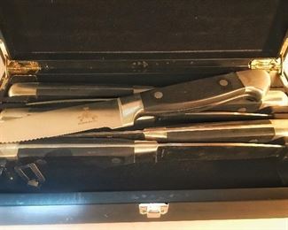 Set of 6 Montecristo German Steel Serrated Steak Knives 