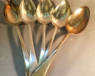 Large Sterling Silver Spoons 