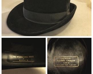 Vintage Pierre Cardin Velvet Hat, Made in France