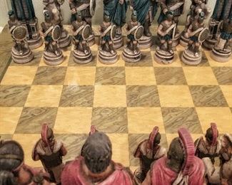Composite Roman Empire Chess Set 