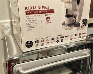 New in Box Keurig and Never Used Toaster Oven