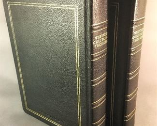 Leather Bound Webster’s Dictionary and Thesaurus by Levenger 