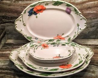 Villeroy & Boch “Amapola” Serving Platters, Made in West Germany 
